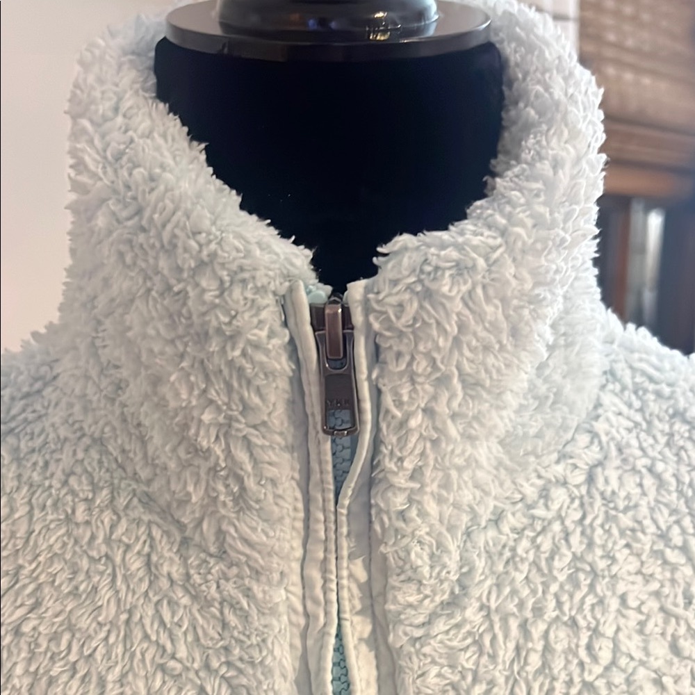 Patagonia Los Gatos Fleece Vest baby blueXS Sherpa Hiking Outdoor - Picture 5 of 10